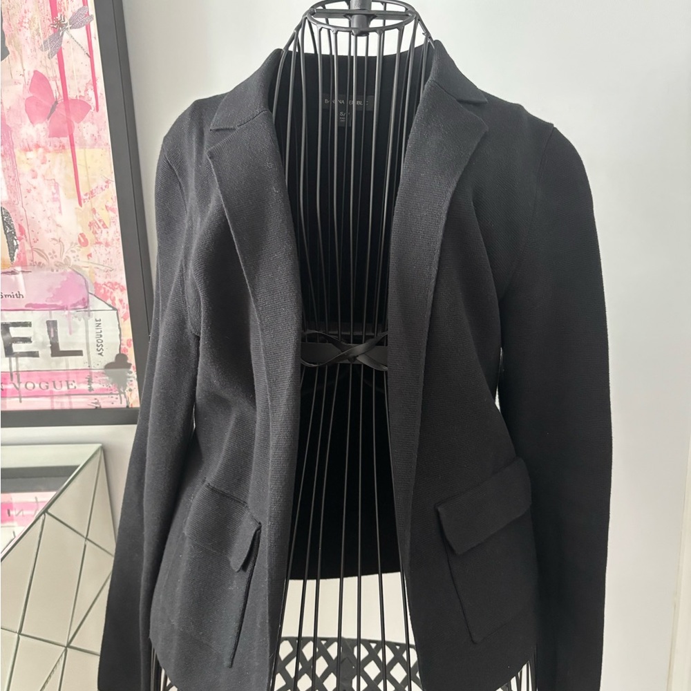 Banana Republic Black Tailored Women's Sweater/ Blazer